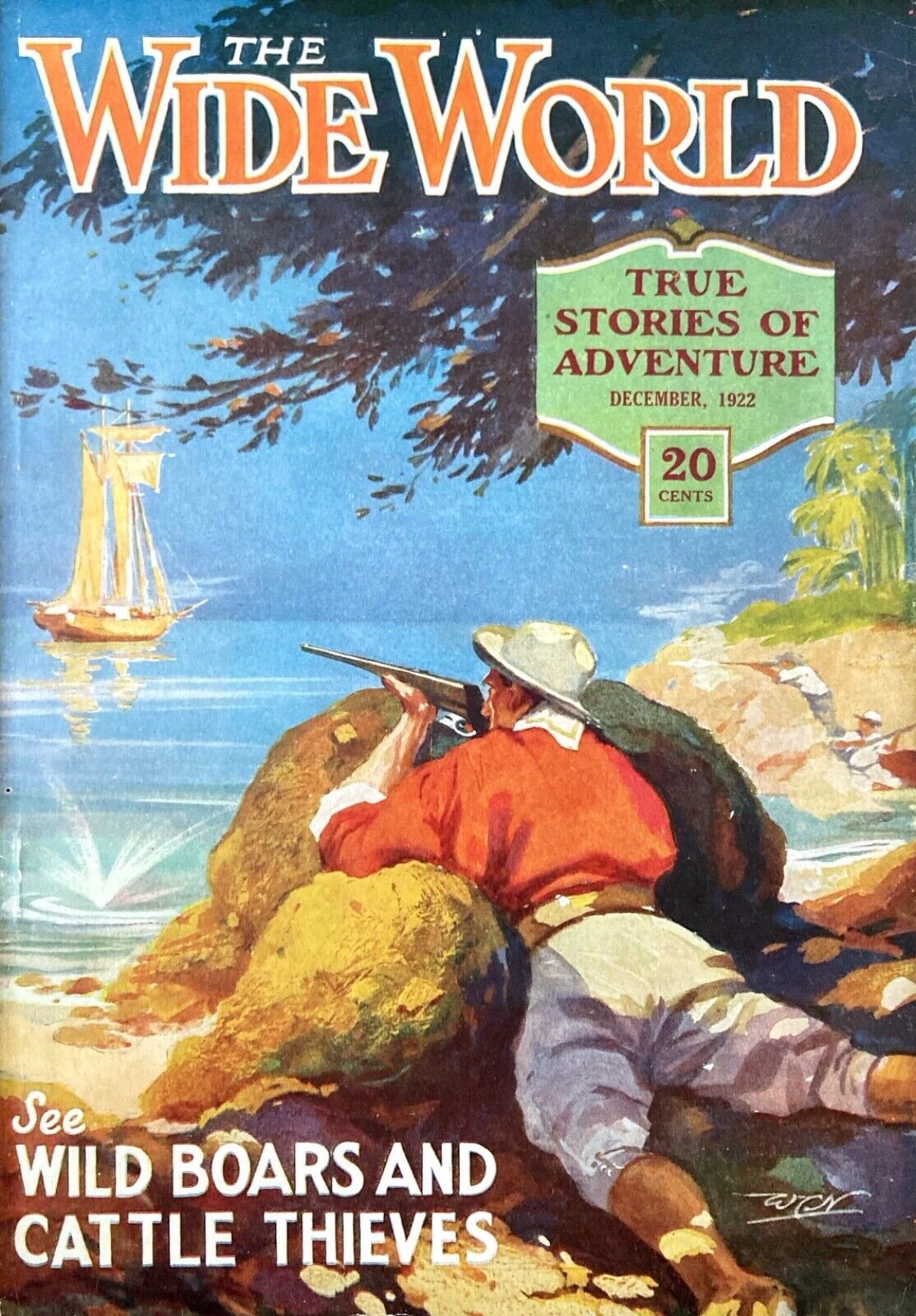 The Wide World Magazine No. 296 Vol. 50 December 1922 London Pulp