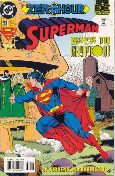 DC Comics Superman #93 Modern Age 1994 Zero Hour