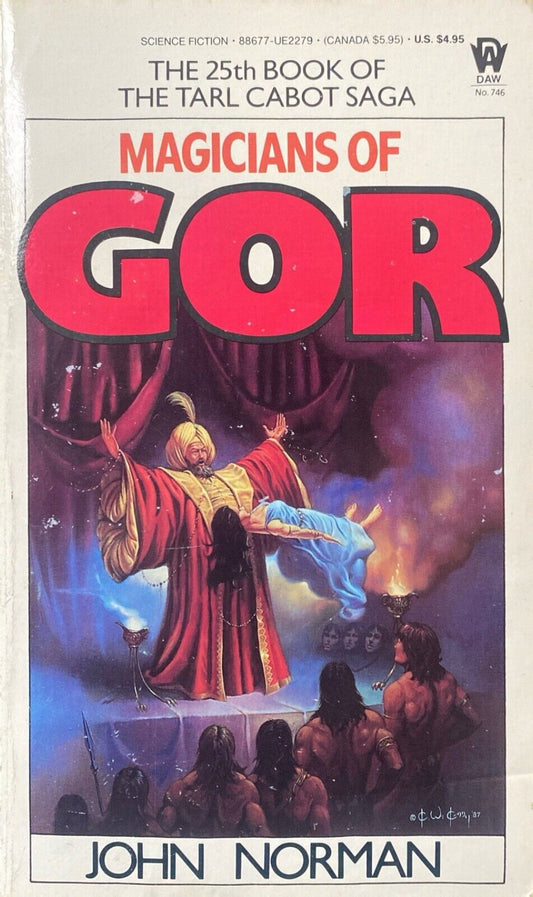 Magicians of Gor by John Norman 1983 Daw No. 746 UE2279 Paperback