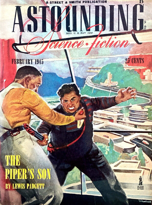 Astounding Science Fiction Volume 34 No. 6 February 1945 Pulp Lewis Padgett