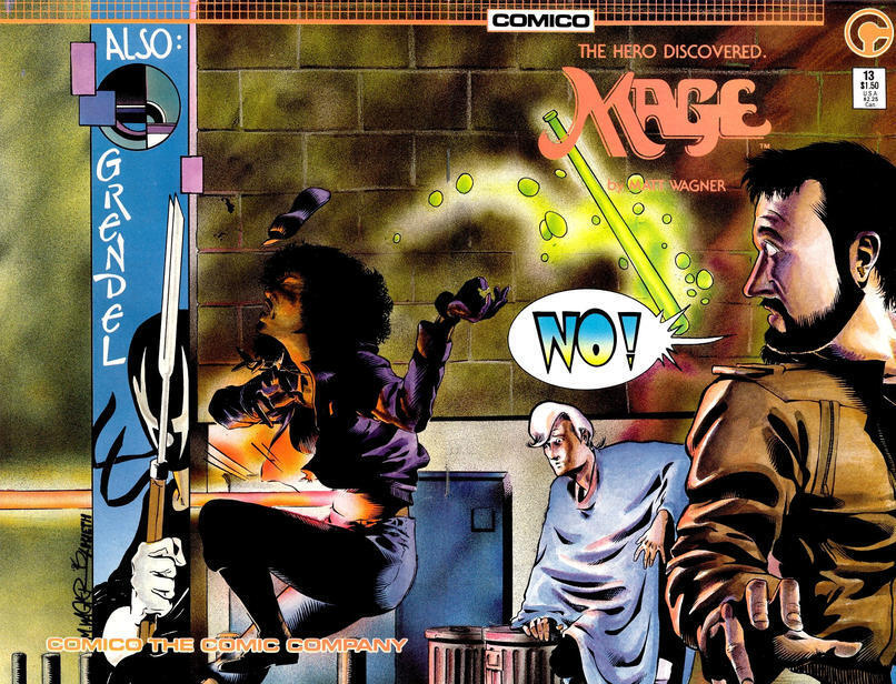 Comico Comics Mage The Hero Discovered #13 Copper Age 1986