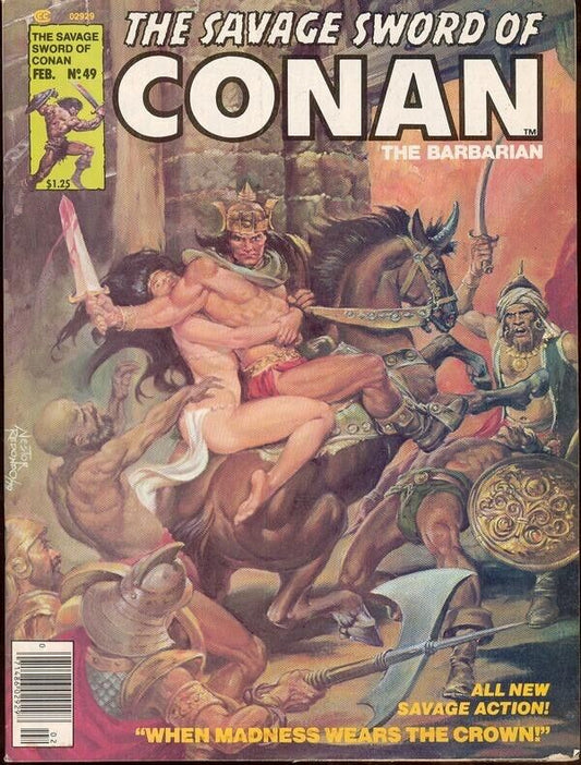 Marvel Magazine Savage Sword of Conan #49 Bronze Age 1980