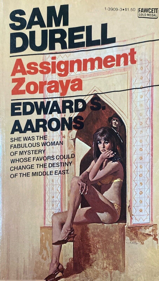 Assignment Zoraya by Edward S. Aarons 1975 Fawcett Gold Medal Paperback