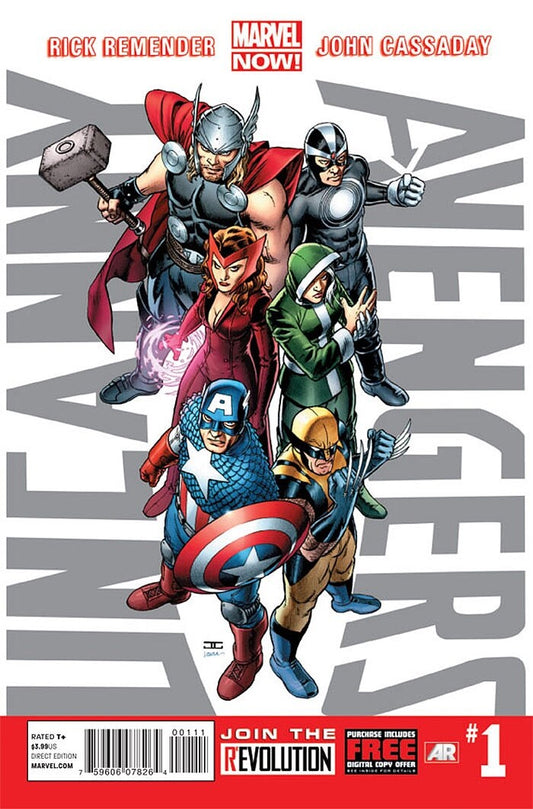 Marvel Comics Uncanny Avengers #1 Modern Age 2012 Variant