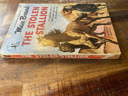 The Stolen Stallion by Max Brand 1948 Pocket 509 Paperback First