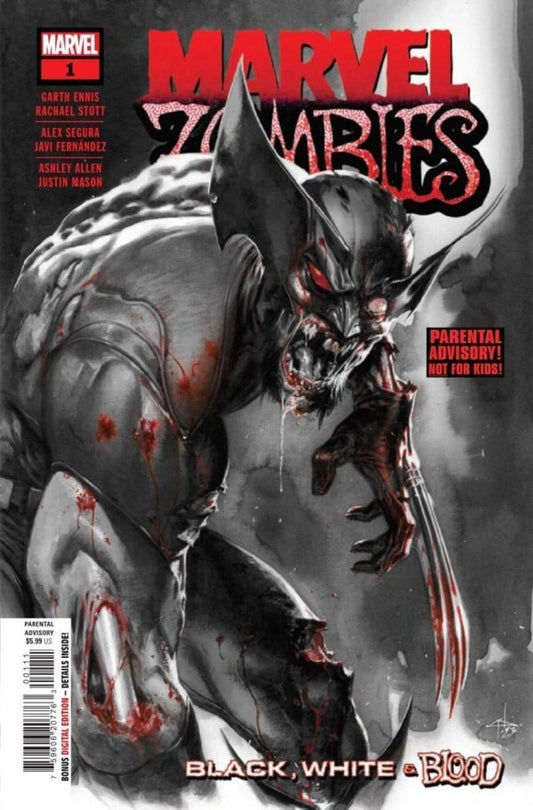 Marvel Comics Marvel Zombies: Black, White & Blood #1 Modern Age 2023