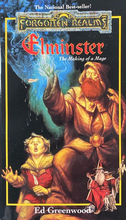 Elminster: The Making of a Mage by Ed Greenwood 1995 TSR D&D Forgotten Realms