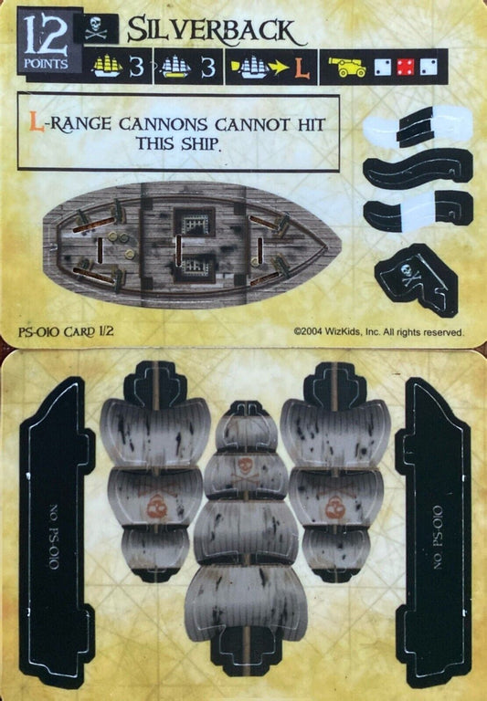 WizKids Pirates CSG of the Spanish Main PS-010 Silverback