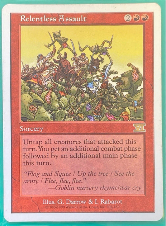 Magic the Gathering (MTG) Relentless Assault Classic Sixth Edition
