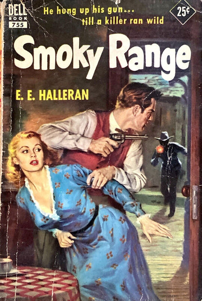 Smoky Range by E.E. Halleran 1951 Dell 755 Paperback