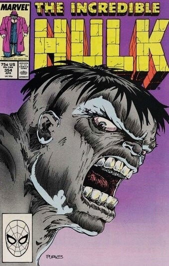 Marvel Comics Incredible Hulk #354 Copper Age 1988