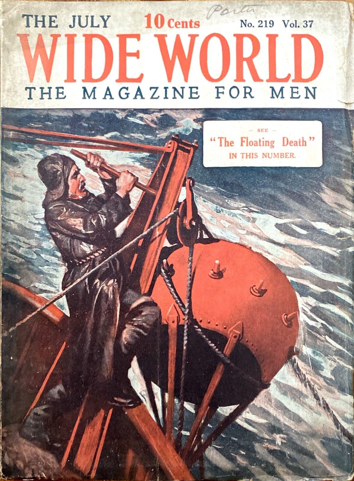 The Wide World Magazine No. 219 Vol. 37 July 1916 London Pulp
