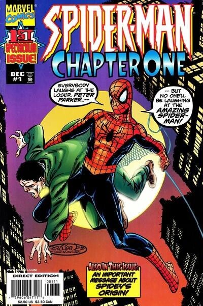 Marvel Comics Spider-man Chapter One #1 Modern Age 1998 AF 15 Homage