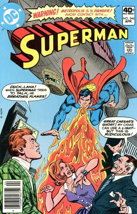 DC Comics Superman #346 Bronze Age 1980