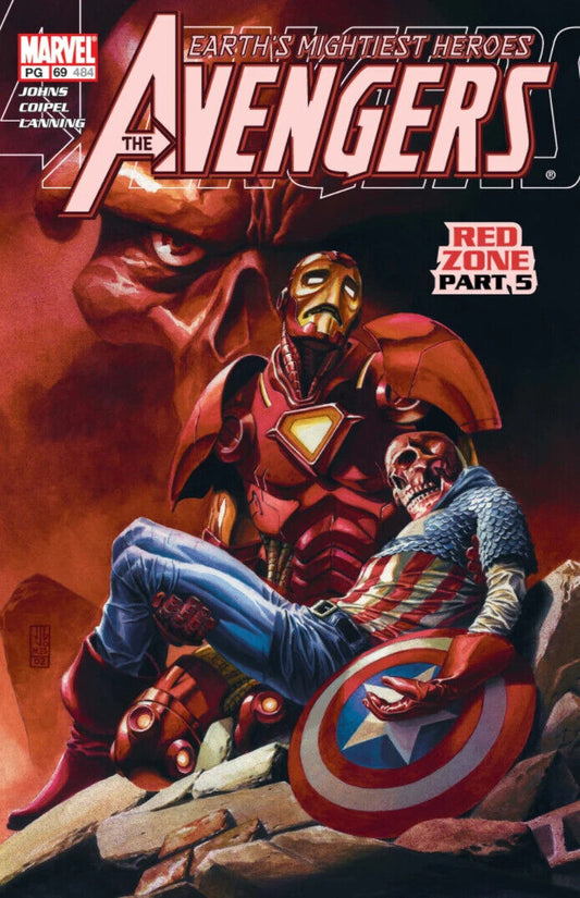 Marvel Comics Avengers #69 (Legacy #484) Modern Age 2003 Red Zone