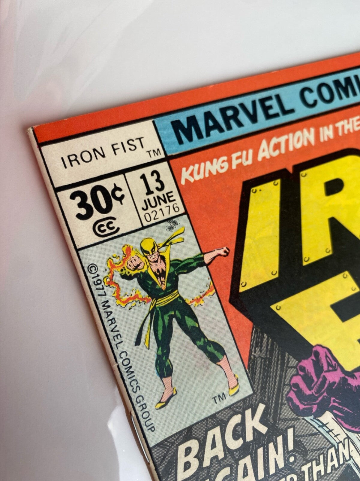 Marvel Comics Iron Fist #13 Bronze Age 1977