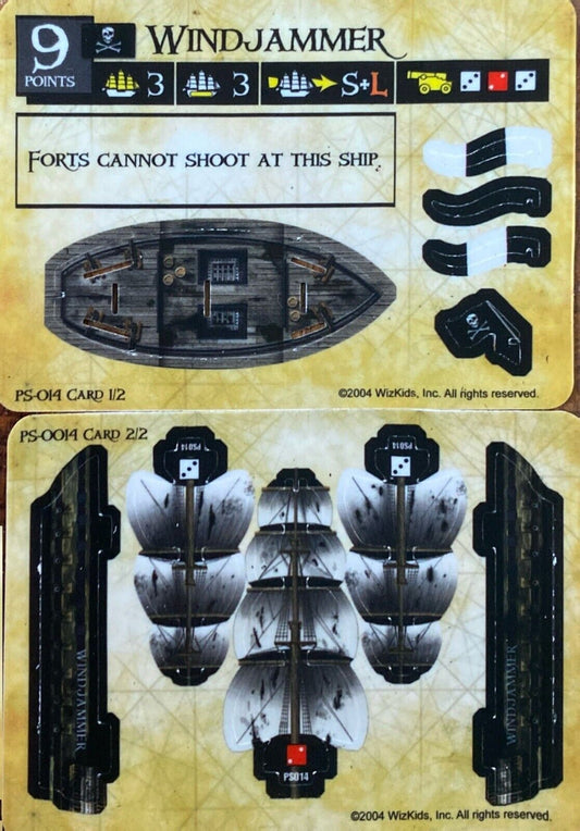 WizKids Pirates CSG of the Spanish Main PS-014 Windjammer