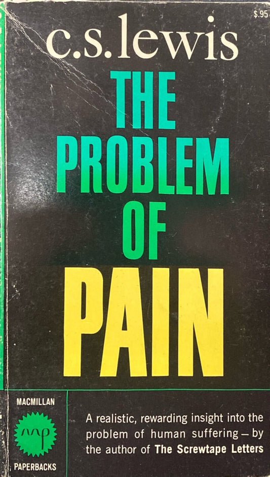 The Probem of Pain by C.S. Lewis 1962 Macmillan Paperback
