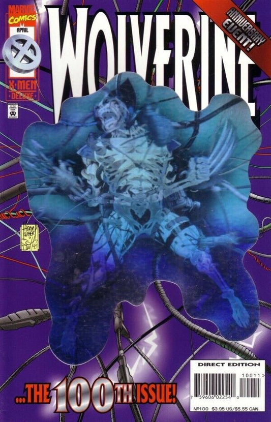 Marvel Comics Wolverine #100 Modern Age 1996 Hologram
