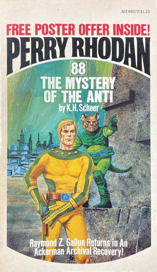 Perry Rhodan #88: The Mystery of the Anti by K.H. Scheer 1976 Ace Paperback