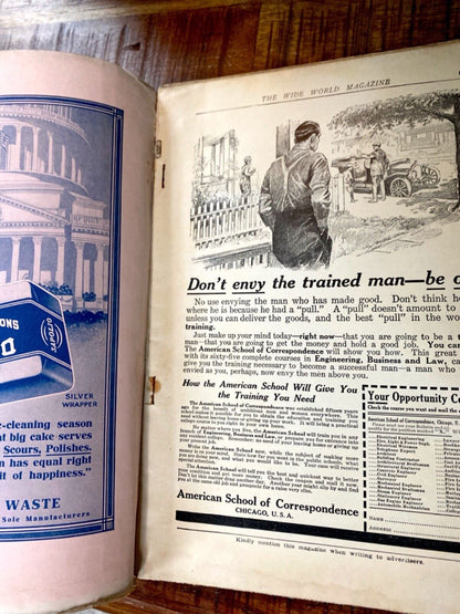 The Wide World Magazine No. 179 Vol. 30 March 1913 London Pulp