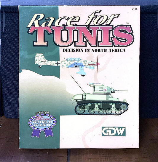 Decision In North Africa, Race For Tunis Board Game, Copyright 1992 GDW, Inc