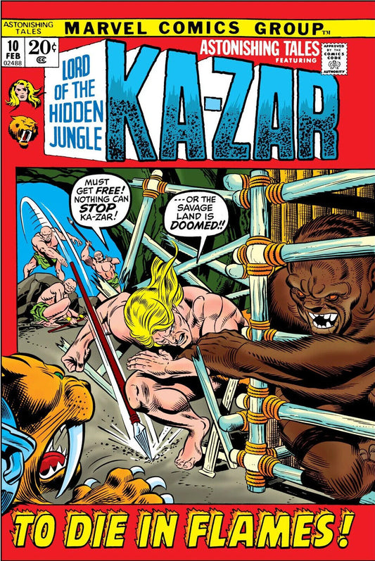 Marvel Comics Astonishing Tales #10 Bronze Age 1972
