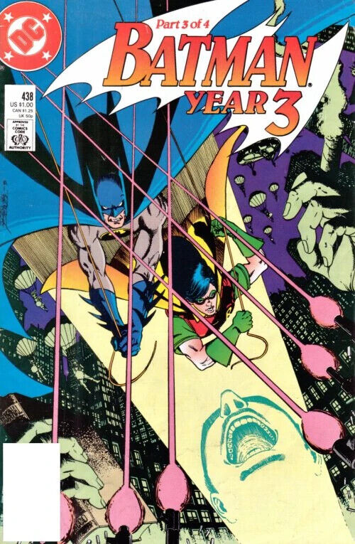 DC Comics Batman #438 Copper Age 1989 Year 3