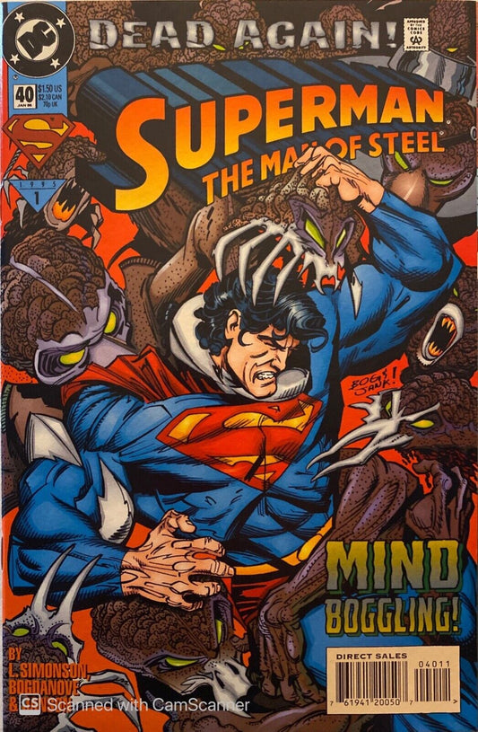 DC Comics Superman the Man of Steel #40 Modern Age 1995