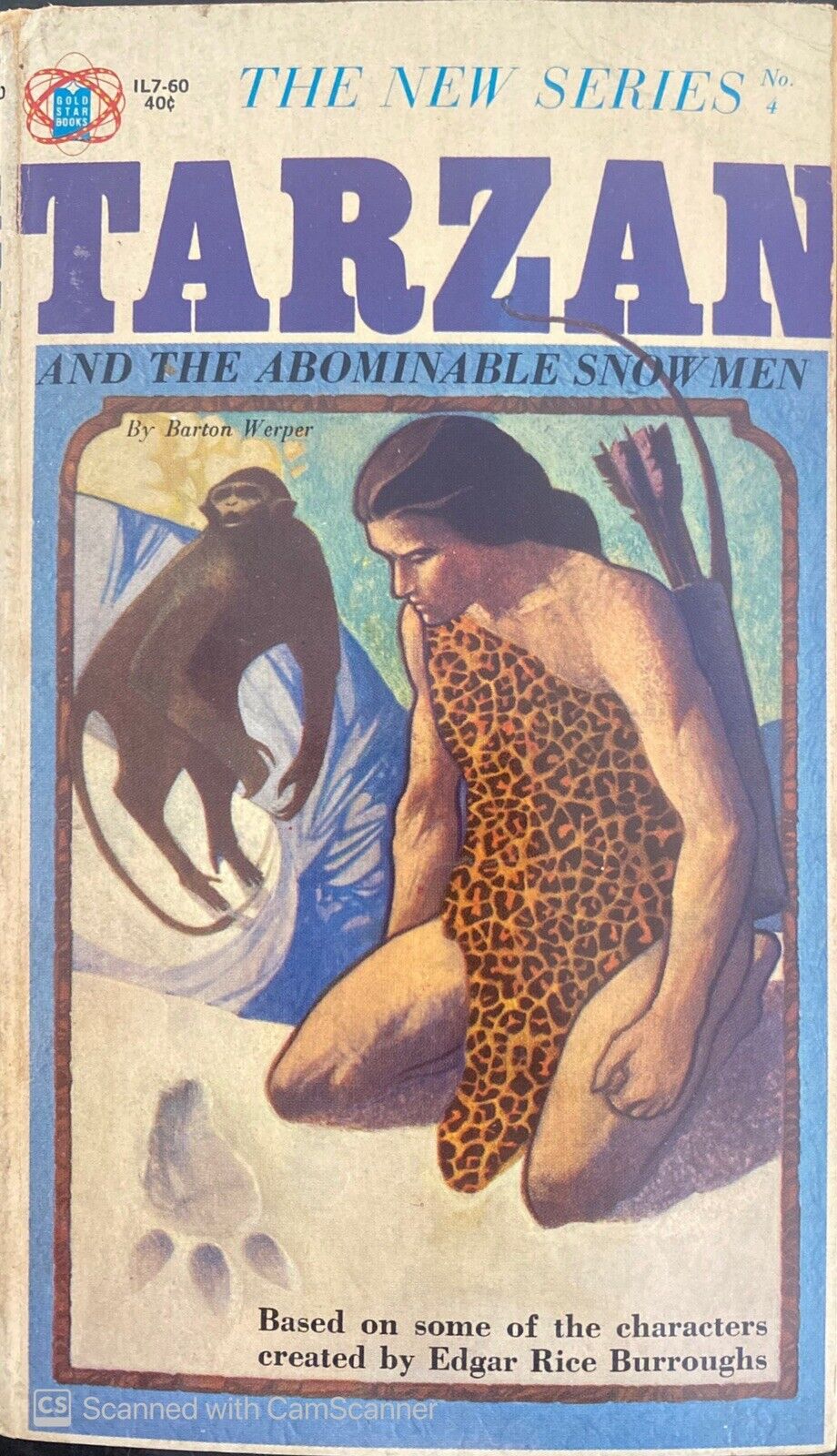 Tarzan and the Abominable Snow Men by Barton Werper 1965 International Library