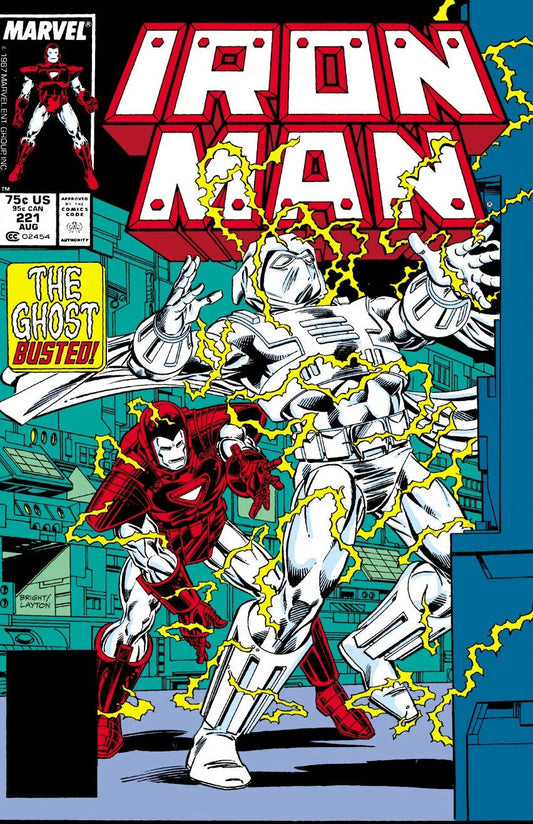 Marvel Comics Iron Man #221 Copper Age 1987