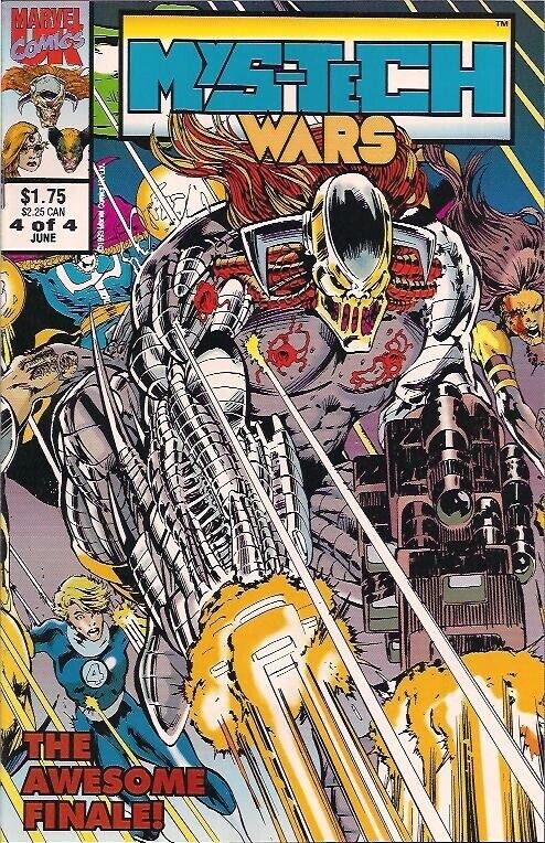 Marvel Comics UK Mys-Tech Wars #1-4 Modern Age 1993 Complete