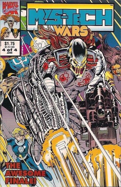 Marvel Comics UK Mys-Tech Wars #1-4 Modern Age 1993 Complete