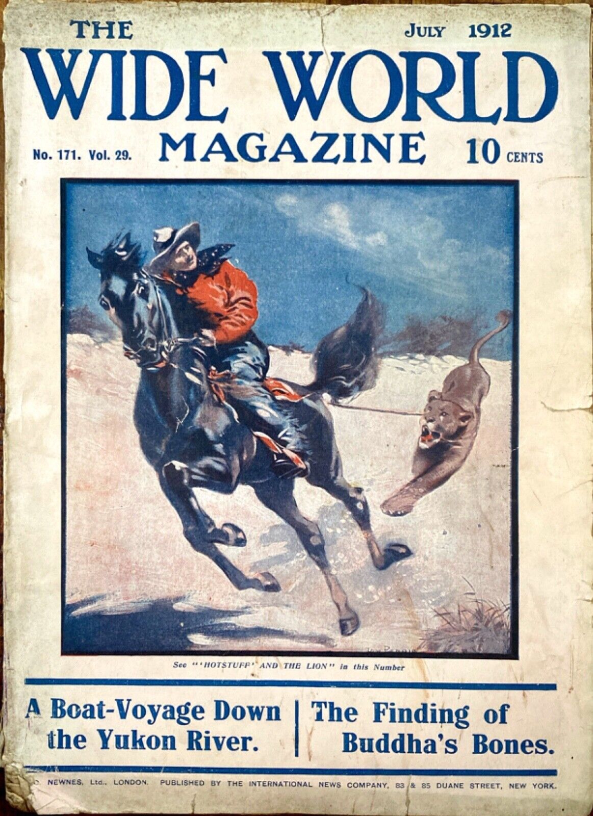 The Wide World Magazine No. 171 Vol. 29 July 1912 London Pulp