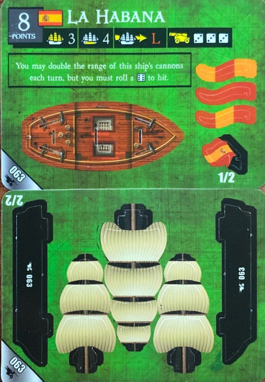 WizKids Pirates CSG of South China Seas 063 La Habana Unpunched