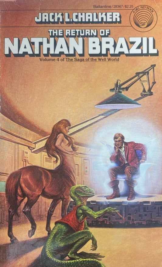 The Return of Nathan Brazil by Jack L. Chalker 1980 Del Rey Paperback