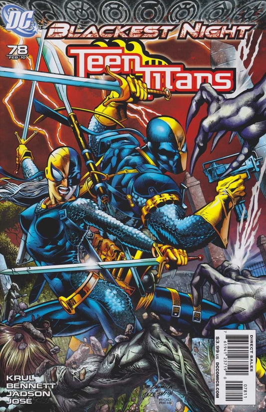 DC Comics Teen Titans #78 Modern Age 2010 Blackest Night