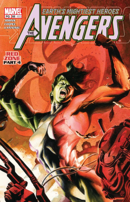Marvel Comics Avengers #68 (Legacy #483) Modern Age 2003 Red Zone