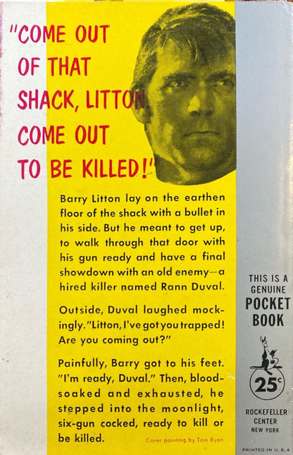 The Longhorn Feud by Max Brand 1957 Pocket 2523 Paperback