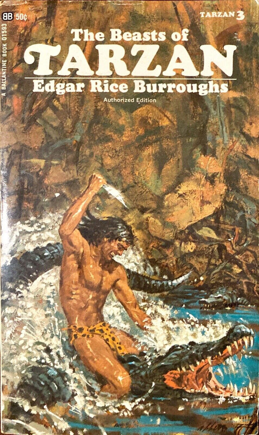 The Beasts of Tarzan by Edgar Rice Burroughs 1969 Ballantine 01593 Paperback