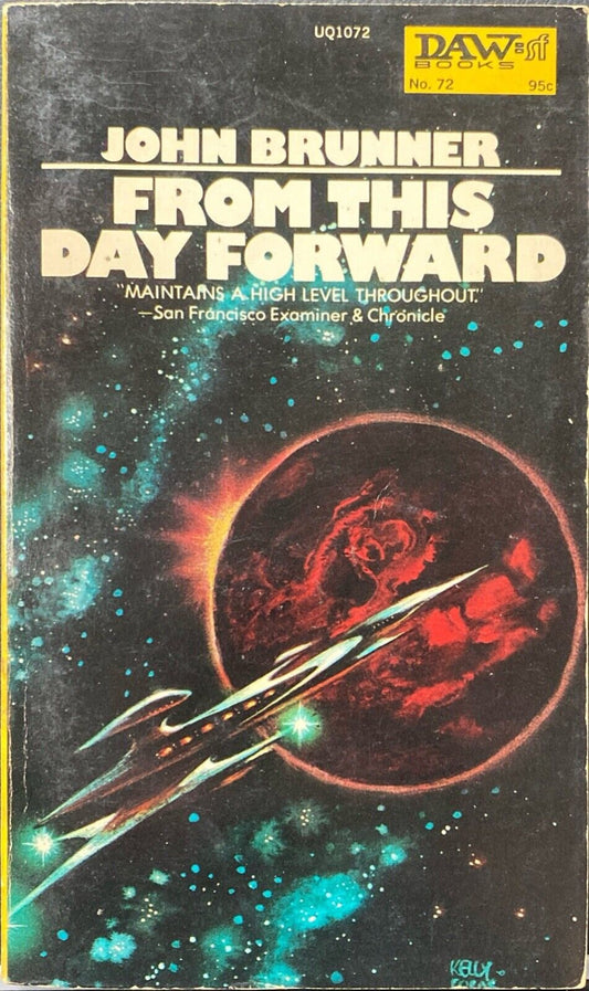 From This Day Forward by John Brunner 1973 Daw No. 72 UQ1072 Paperback