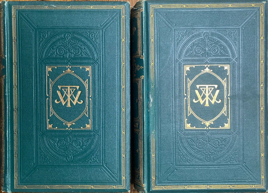 The Adventures of Philip by W.M. Thackeray 1869 Hardcover London (Two Volumes)
