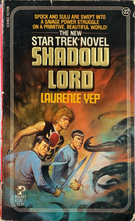 Star Trek #22: Shadow Lord by Laurence Yep 1985 Pocket Paperback