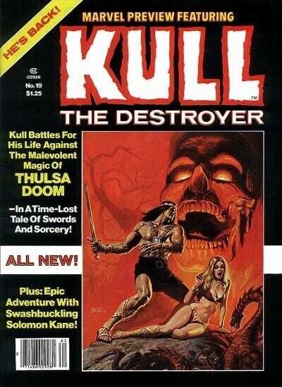 Marvel Preview Magazine #19 Bronze Age 1979 Kull the Destroyer