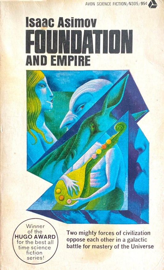 Foundation and Empire by Isaac Asimov 1966 Avon N305 Paperback