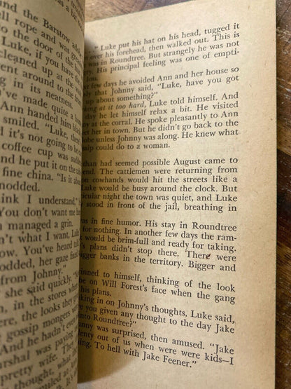 Killer in Town by Clifton Adams 1959 Dell First Edition A199 Paperback