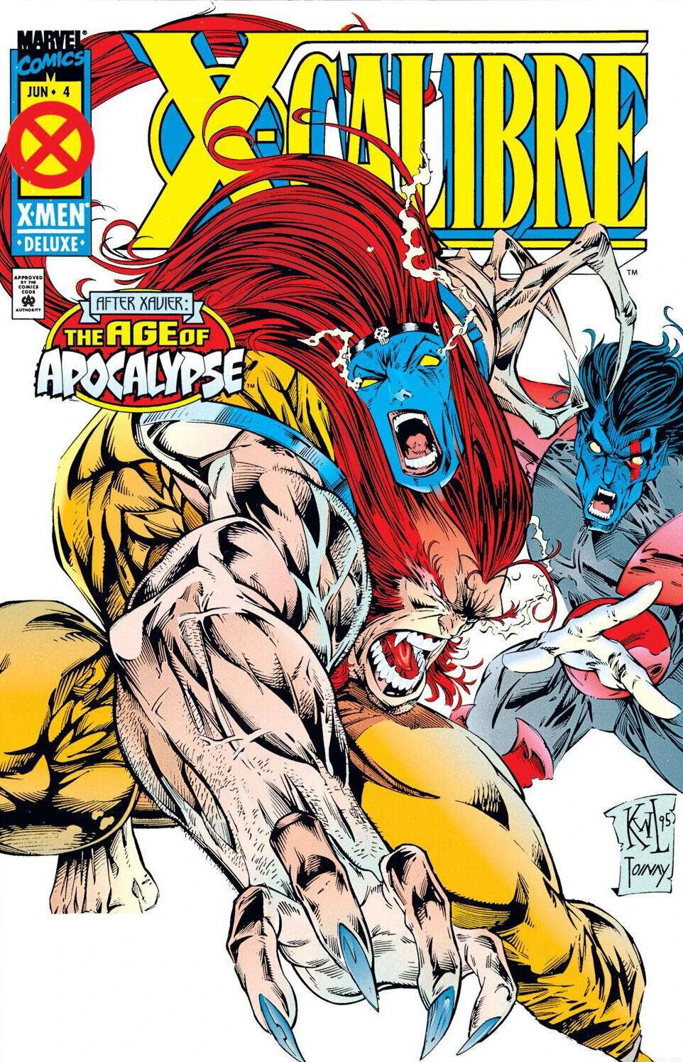 Marvel Comics X-Calibre #4 Modern Age 1995 Age of Apocalypse