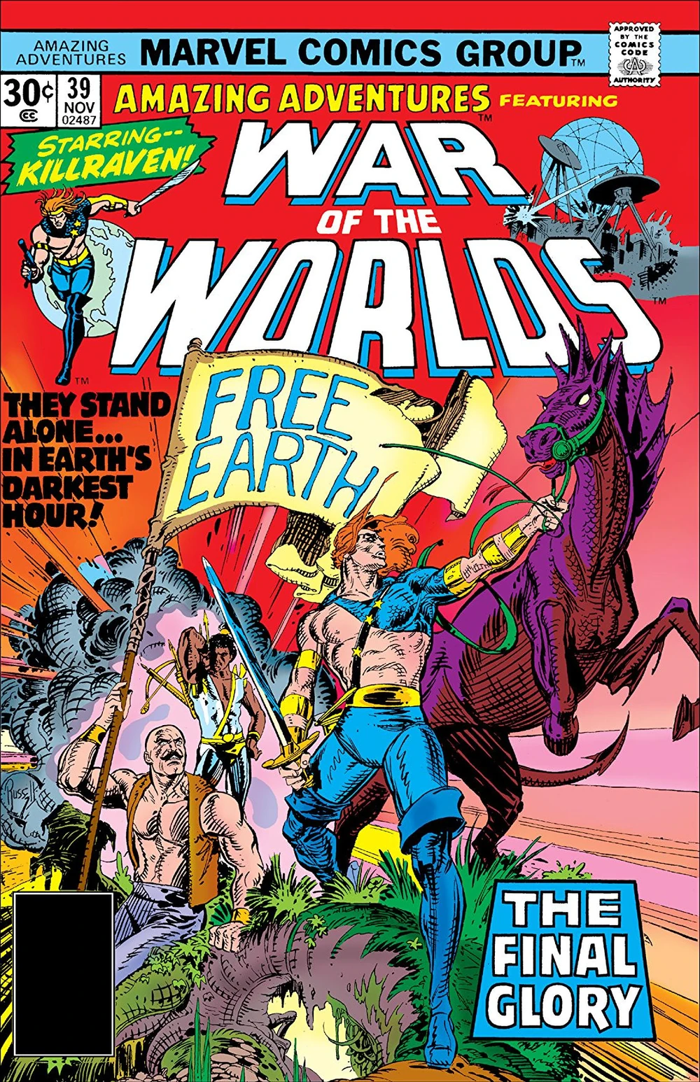 Marvel Comics Amazing Adventures #39 Bronze Age 1976
