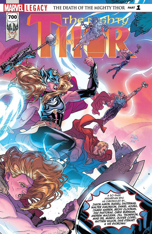 Marvel Comics Mighty Thor #700 Modern Age 2017 First Black Galactus