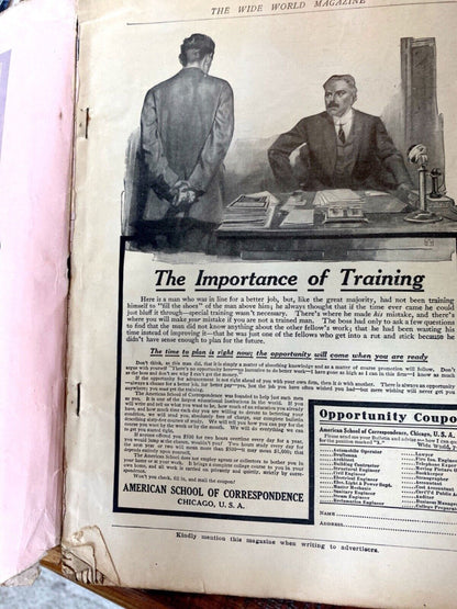 The Wide World Magazine No. 171 Vol. 29 July 1912 London Pulp